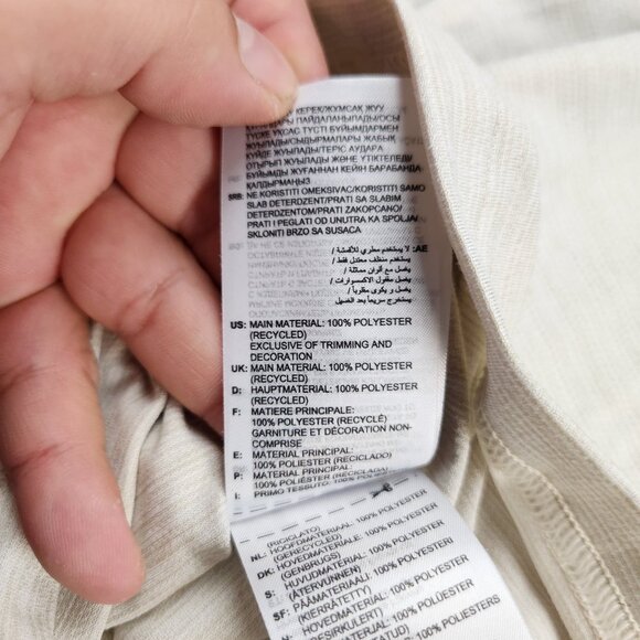 Mens Adidas size 2XL Beige Houndstooth Collarless Golf Polo Shirt - Picture 8 of 9